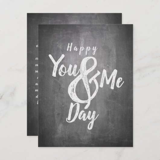 Carte Salutations anniversaire en mode tableau de bord (Devant / Derrière)