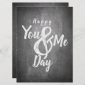 Carte Salutations anniversaire en mode tableau de bord (Devant / Derrière)