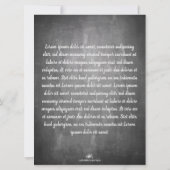 Carte Salutations anniversaire en mode tableau de bord (Dos)