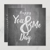 Carte Salutations anniversaire en mode tableau de bord (Devant / Derrière)