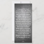 Carte Salutations anniversaire en mode tableau de bord (Dos)