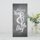 Carte Salutations anniversaire en mode tableau de bord (Debout devant)