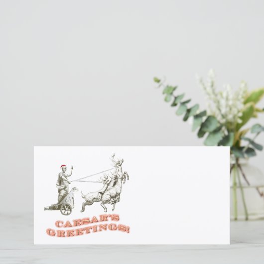 Carte Salutations CAESARS (Debout devant)