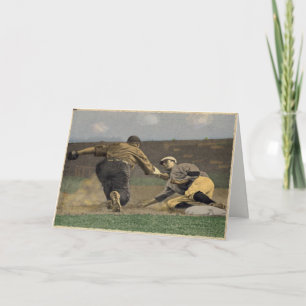 Carte Salutations classiques de base-ball