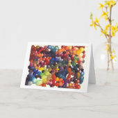 Carte Salutations Colordrops (Fleur jaune)