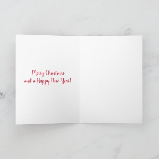 Carte Salutations cool et drôles de rennes, Joyeux Noël (Intérieur)