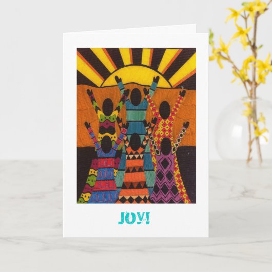 Carte Salutations d'AnjiZign (Fleur jaune)