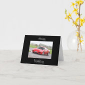 Carte Salutations d'anniversaire (Fleur jaune)