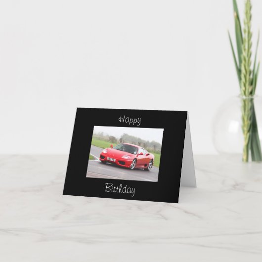 Carte Salutations d'anniversaire (Devant)