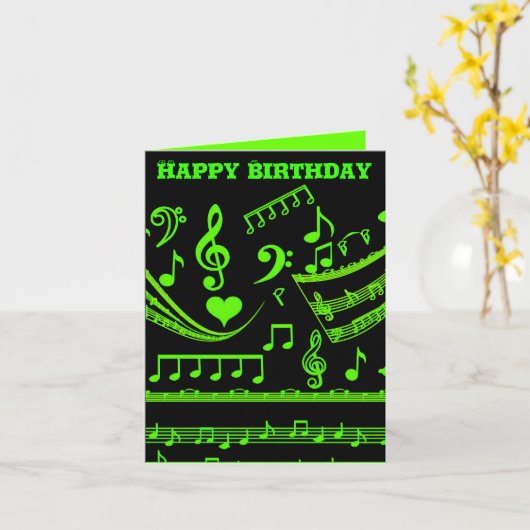 Carte Salutations d'anniversaire_ (Fleur jaune)