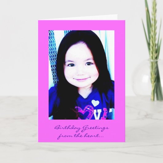 Carte Salutations d'anniversaire (Devant)