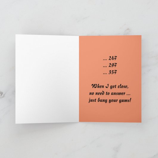 Carte Salutations d'anniversaire Donkey (Intérieur)