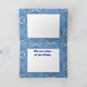 Carte Salutations d'anniversaire - grand endroit pour la (Intérieur)