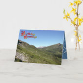 Carte Salutations d'anniversaire - grand endroit pour la (Fleur jaune)
