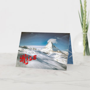 Carte Salutations d'anniversaire - Matterhorn