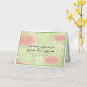 Carte Salutations d'anniversaire - quelqu'un spécial (Fleur jaune)