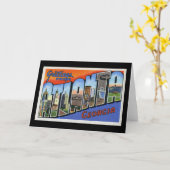 Carte Salutations d'Atlanta (Fleur jaune)