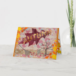 Carte Salutations d'automne !