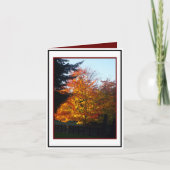 Carte Salutations d'automne (Devant)