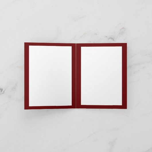 Carte Salutations d'automne (Intérieur)