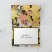 Carte Salutations d'automne | Drôle Citrouille mangeur d (Intérieur)