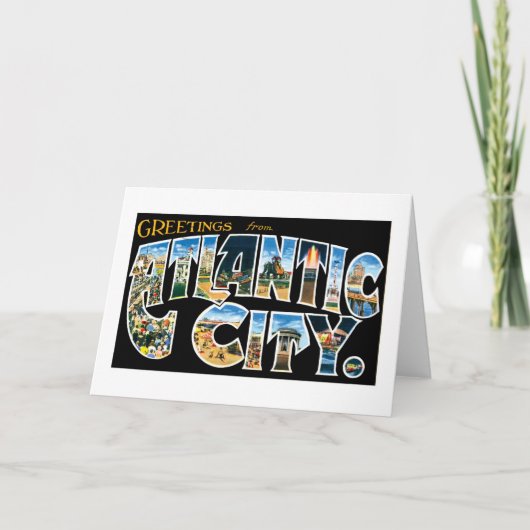 Carte Salutations de Atlantic City ! (Devant)
