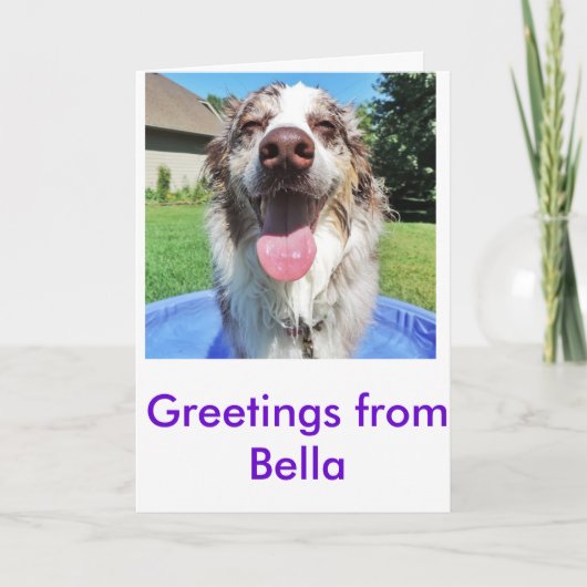 Carte Salutations de Bellatheaussie (Devant)