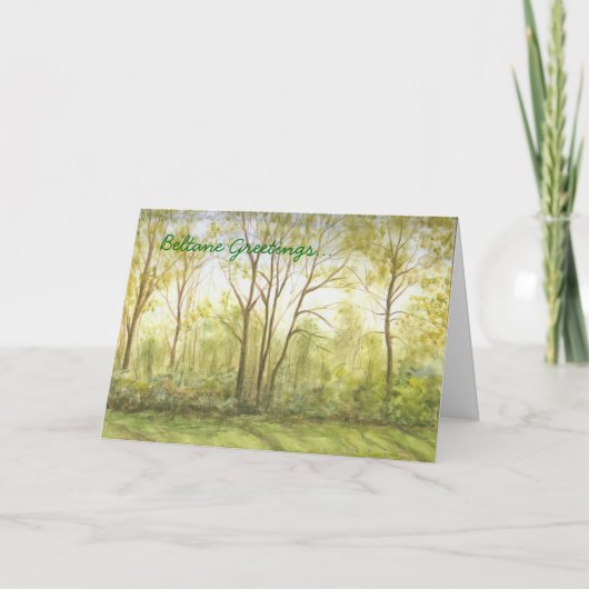 Carte "Salutations de Beltane " (Devant)