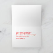 Carte "Salutations de Beltane " (Intérieur)