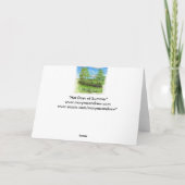 Carte "Salutations de Beltane " (Dos)