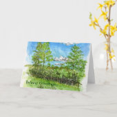 Carte "Salutations de Beltane " (Fleur jaune)