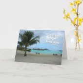 Carte Salutations de Bora Bora (Fleur jaune)