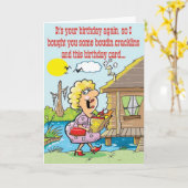 Carte Salutations de Cajun (Fleur jaune)