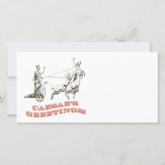 Carte Salutations de César (Devant)