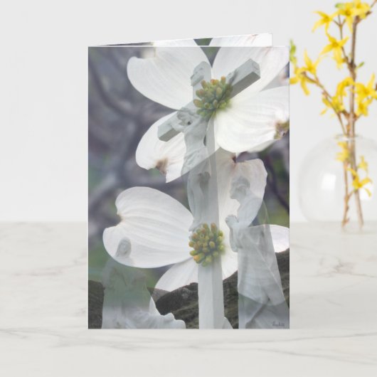 Carte Salutations de cornouiller (Fleur jaune)