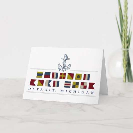 Carte Salutations de Detroit (Devant)