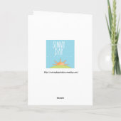 Carte Salutations de félicitations d'adoption (Dos)