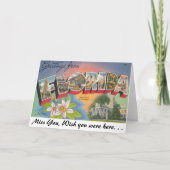 Carte Salutations de FLORIDA (Devant)