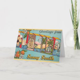 Carte Salutations de Floride pour les Fêtes