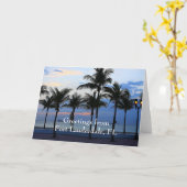 Carte Salutations de Fort Lauderdale (Fleur jaune)