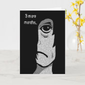 Carte Salutations de Halloween de bonne heure (Fleur jaune)