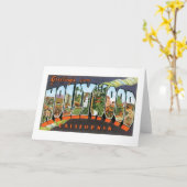 Carte Salutations de Hollywood ! (Fleur jaune)