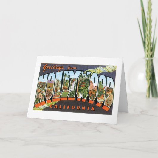 Carte Salutations de Hollywood ! (Devant)
