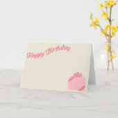 Carte Salutations de joyeux anniversaire de filles (Fleur jaune)