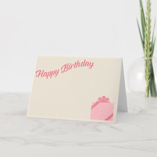 Carte Salutations de joyeux anniversaire de filles (Devant)