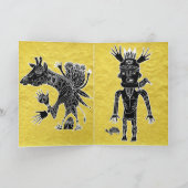 Carte salutations de kidchina (Intérieur)