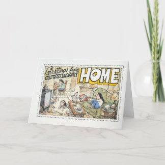 Carte Salutations de la maison