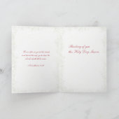 Carte Salutations de la Pâque : Un reflet de la foi (Intérieur)