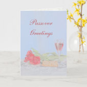 Carte Salutations de la Pâque : Un reflet de la foi (Fleur jaune)