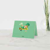 Carte Salutations de la Saint-Patrick (Dos)